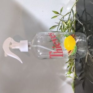 Young, living glass spray bottle